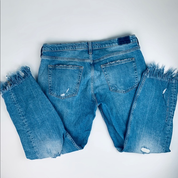 Zara  Premium Denim Collection Embroidered Jeans - Picture 6 of 6